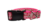 Rose Finch Bird Nylon Dog Collar