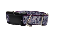 Purple Scales Nylon Dog Collar
