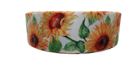 1.5" Wide Sunflowers Nylon Dog Collar