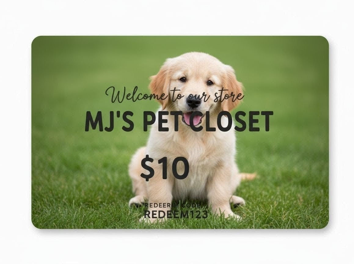 Mj's pet closet gift card - BIG FRENCHIES