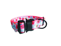 Bright Flowers Nylon Dog Collar