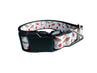 Mushrooms and Berries Nylon Dog Collar