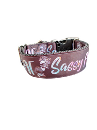 1.5" Wide Sassy AF Nylon Dog Collar