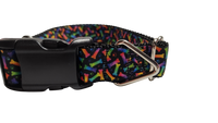Neon Bones Nylon Dog Collar MD, LG, XL, Leash