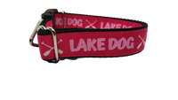 Lake Dog Pink Nylon Dog Collar
