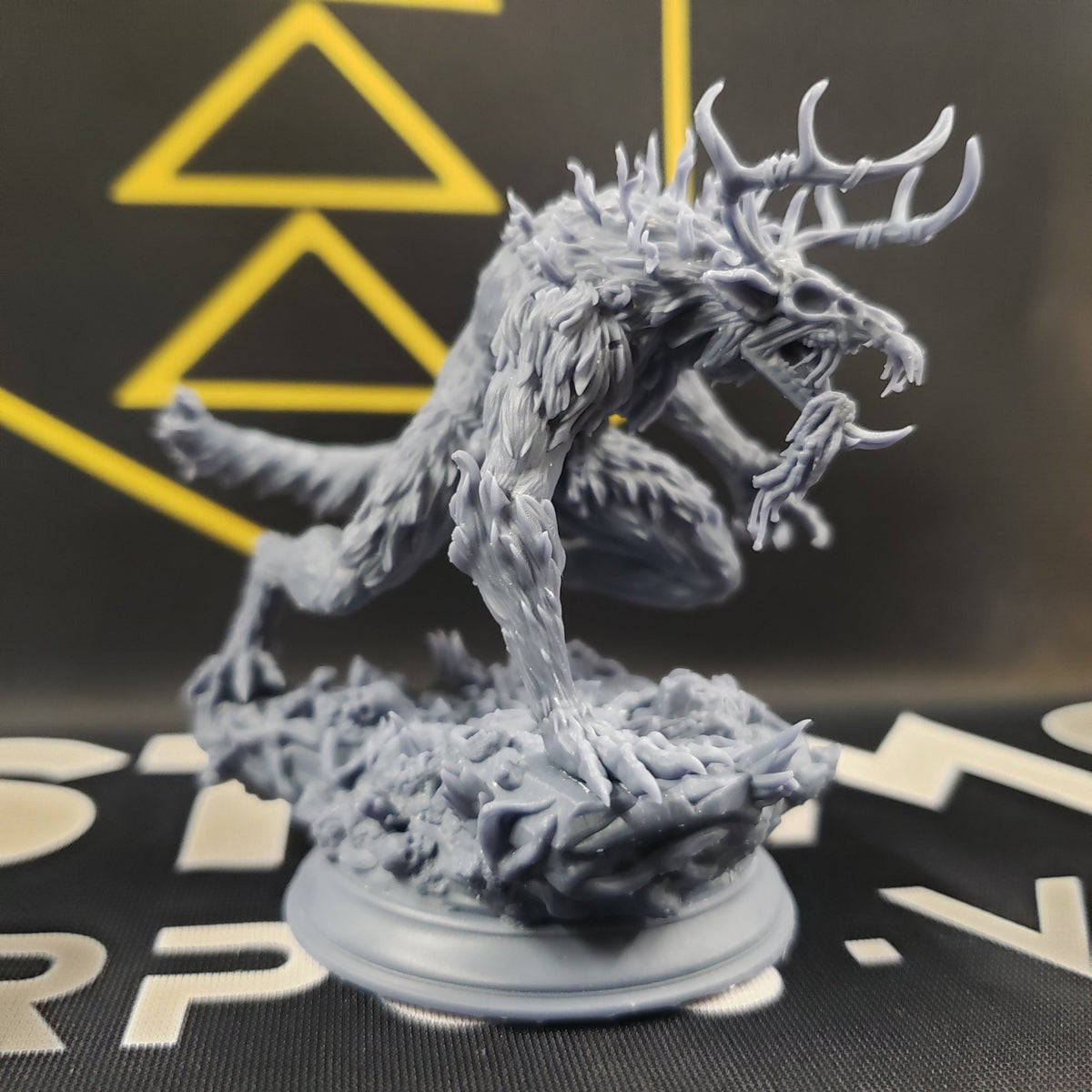 Dreadclaw, Werendigo Monstrosity (Werewolf Wendigo)-3D Printed Miniatures-BIG FRENCHIES-All Systems Go Games