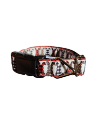 Patterned Bunnies Easter Nylon Dog Collar