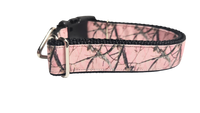 Pink Camo Nylon Dog Collar