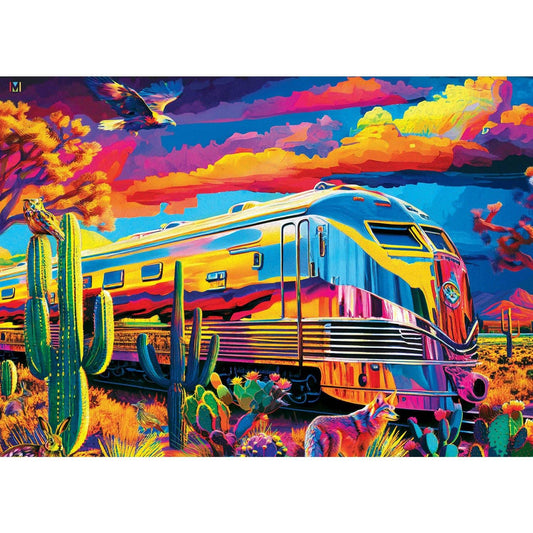 Roadsides of the Southwest - Desert Express 500 Piece Puzzle by Masterpieces Puzzles - BIG FRENCHIES