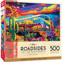 Roadsides of the Southwest - Desert Express 500 Piece Puzzle by Masterpieces Puzzles - BIG FRENCHIES