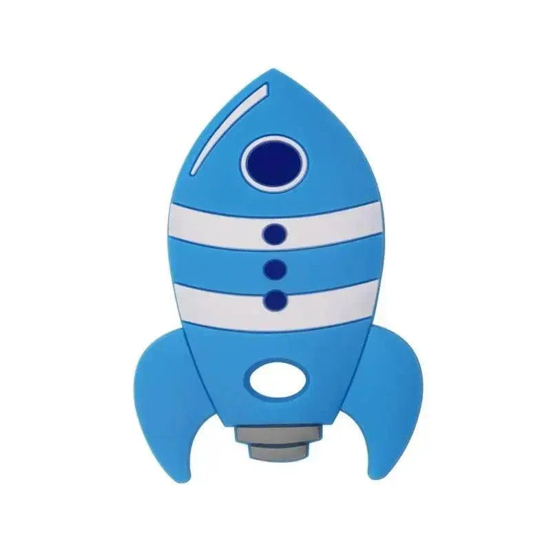 Rocket Silicone Baby Teether Rodent Baby Teething Toys Chewable Animal Shape Baby Products Nursing Gift - BIG FRENCHIES