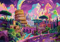 Roman Riddle 1000 Piece Jigsaw Puzzle | Trippy Puzzle Co