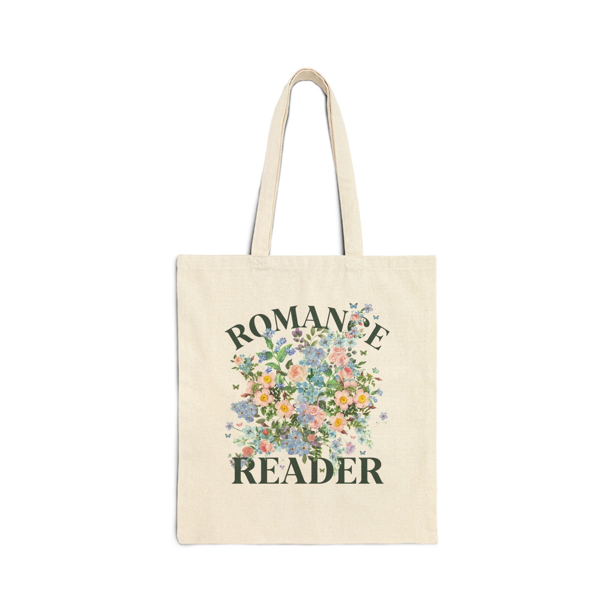 Romance Reader Overgrown Wildflower Tote Bag: Cute Bookish Tote Bag - BIG FRENCHIES