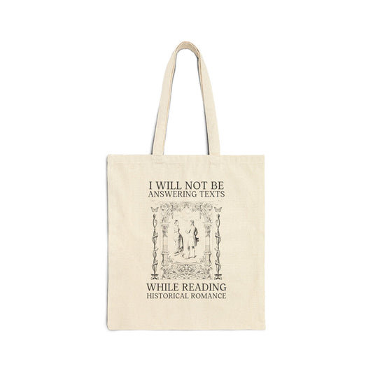 Romance Reader Tote Bag: Silly Historical Romance Tote for Her - BIG FRENCHIES