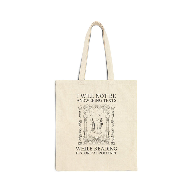 Romance Reader Tote Bag: Silly Historical Romance Tote for Her - BIG FRENCHIES