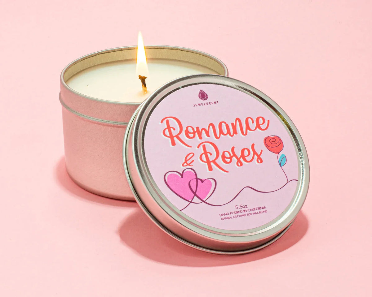 Romance & Roses 5.5oz Tin Jewelry Candle - BIG FRENCHIES