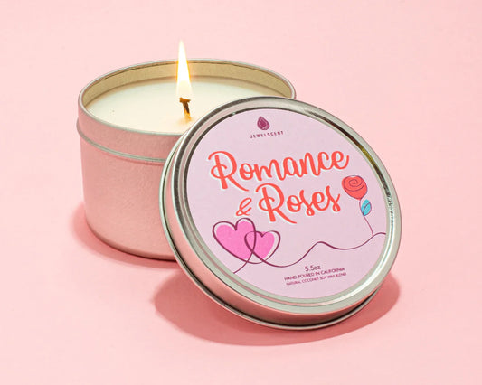 Romance & Roses 5.5oz Tin Jewelry Candle - BIG FRENCHIES