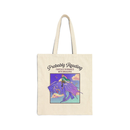 Romantasy Books with Dragons Tote Bag - BIG FRENCHIES