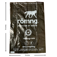 bamboo poop bag dispenser + compostable roll