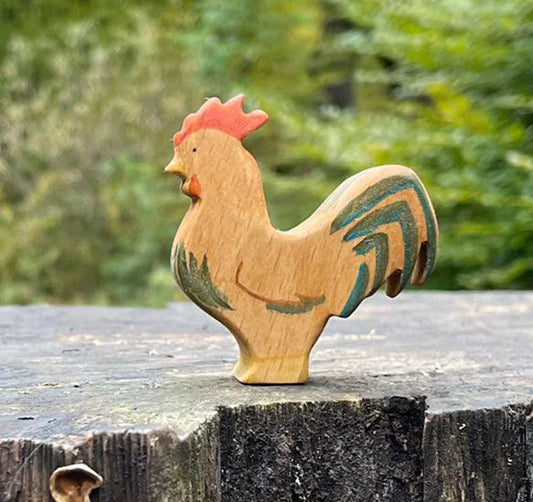 Wooden Rooster Toy - BIG FRENCHIES
