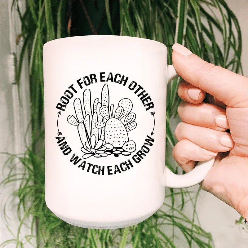 Root For Each Other Ceramic Mug 15 oz - BIG FRENCHIES
