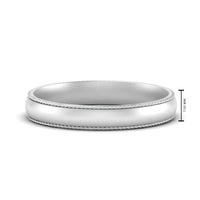 Rope Design Comfort Fit Mens Band