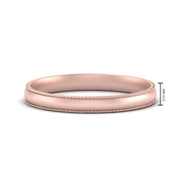 Rope Design Comfort Fit Mens Band
