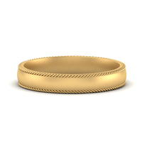 Rope Design Comfort Fit Mens Band