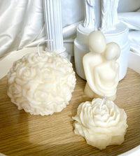 Rose Blossom Scented Candle - Premium Handmade Luxury Gift