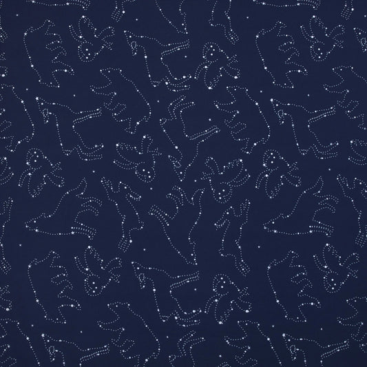 NoJo Super Soft Navy and White Cosmic Constellations Nursery Crib Fitted Sheet - BIG FRENCHIES