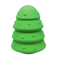 Christmas Tree Dog Toy - Durable Rubber Chew Toy for Large Dogs | USA Made - BIG FRENCHIES