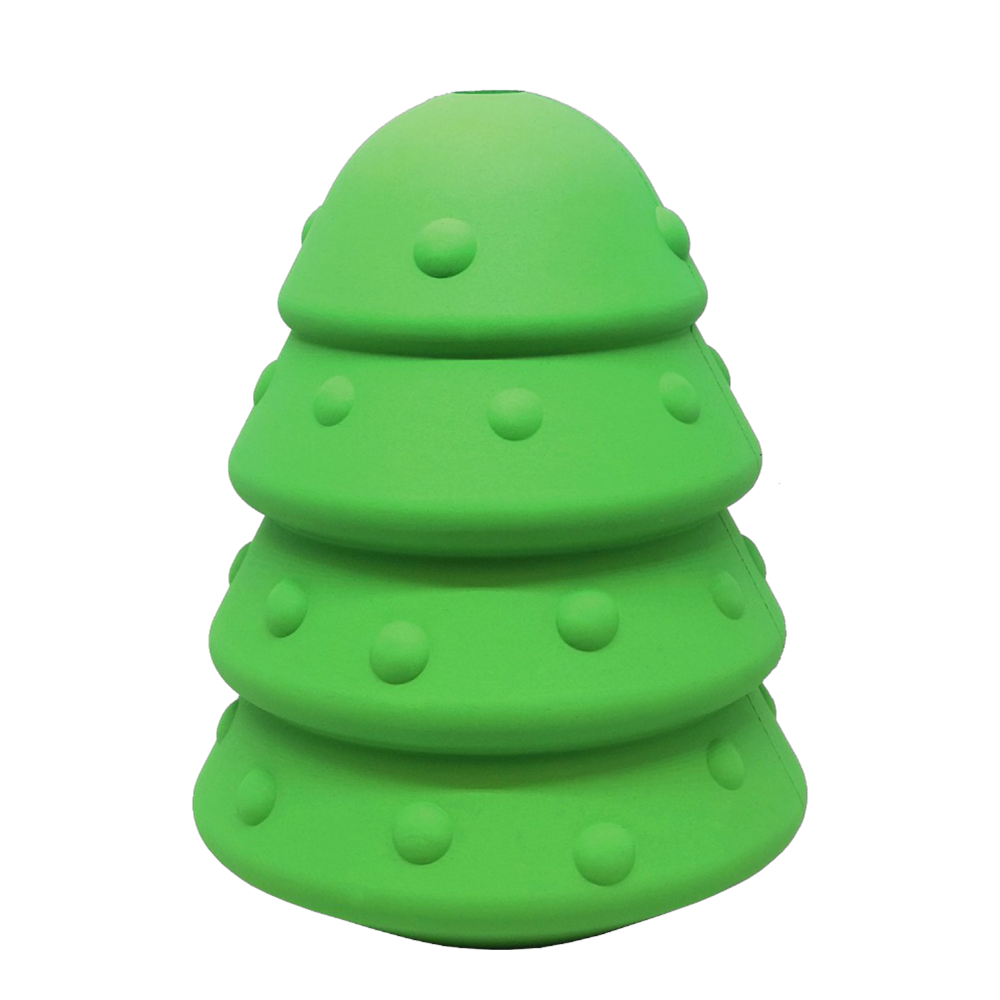 Christmas Tree Dog Toy - Durable Rubber Chew Toy for Large Dogs | USA Made - BIG FRENCHIES