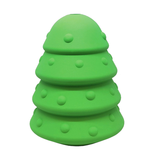 Christmas Tree Dog Toy - Durable Rubber Chew Toy for Large Dogs | USA Made - BIG FRENCHIES