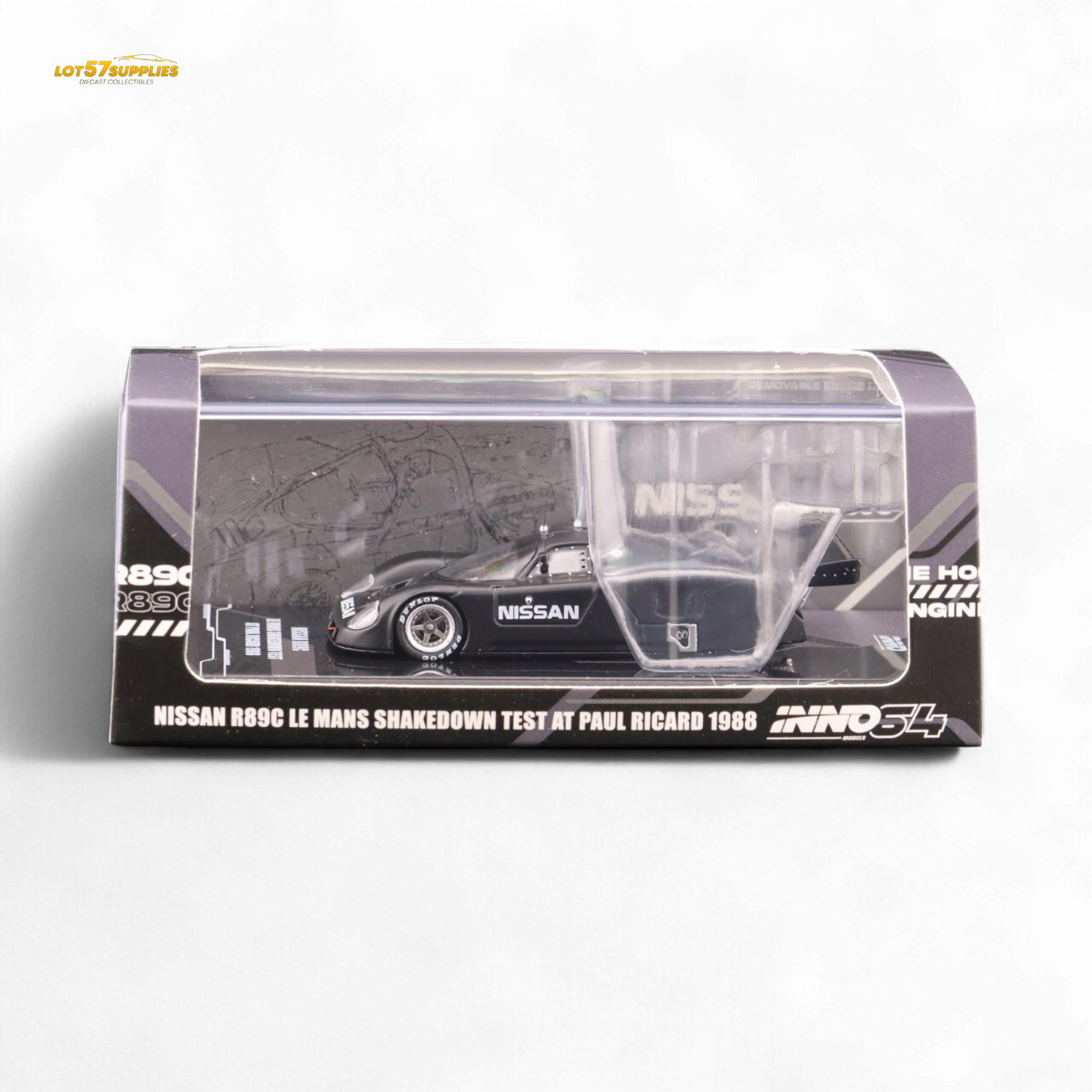 Inno64 Nissan R89C Shakedown Test 1988 1:64