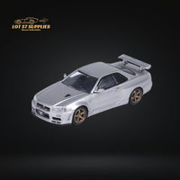 Inno64 Nissan Skyline GT-R R34 V-SPEC II Silver 1:64