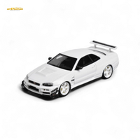 404ERROR Nissan Skyline GT-R R34 Customized White 1:64