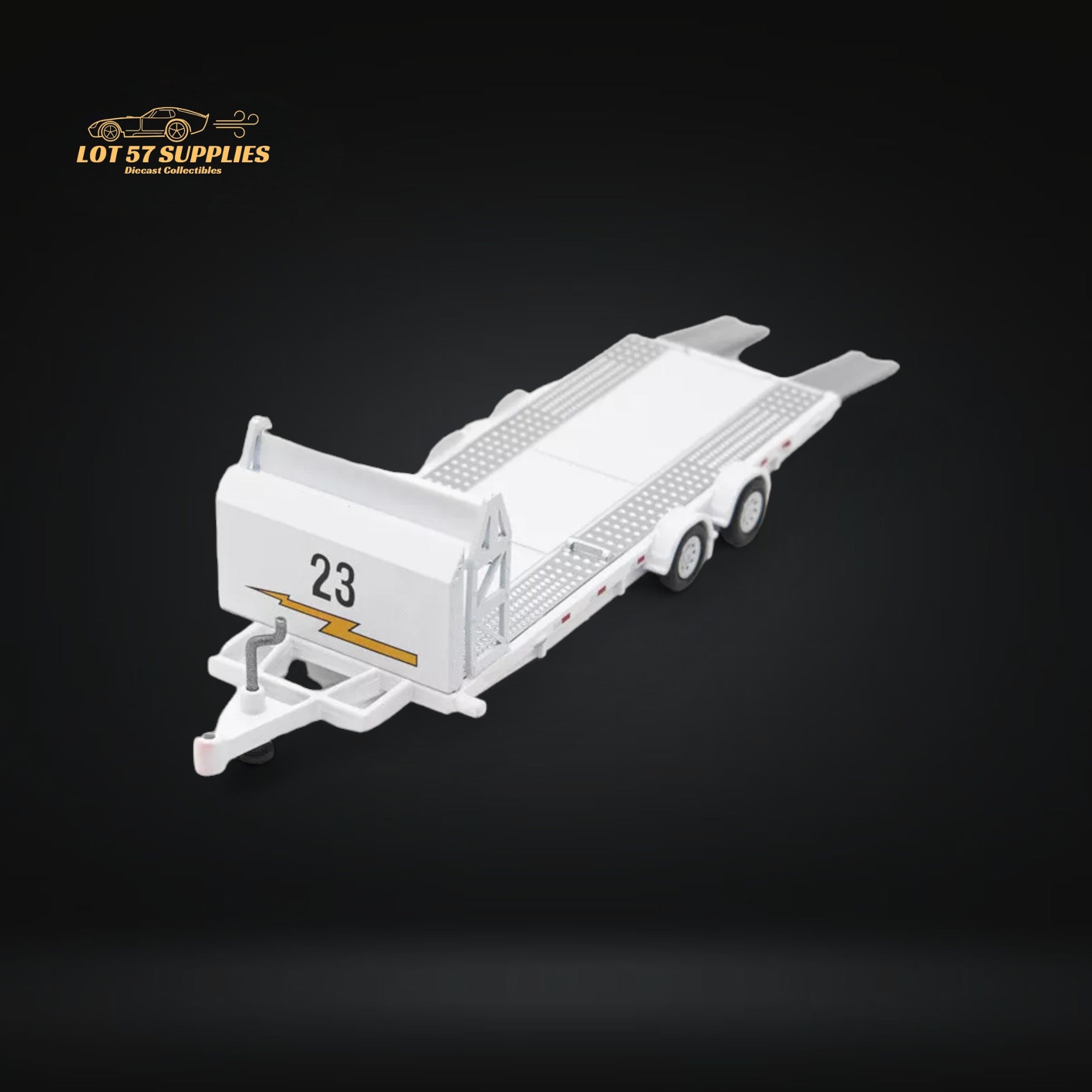 Aurora Model Car Towing Trailer 1:64