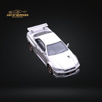 Inno64 Nissan Skyline GT-R R34 V-SPEC II Silver 1:64