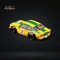 Inno64 Mazda RX-3 Savanna LBWK Yellow Green #3 1:64