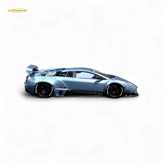 404ERROR Lamborghini Murcielago LBWK Ice Blue 1:64