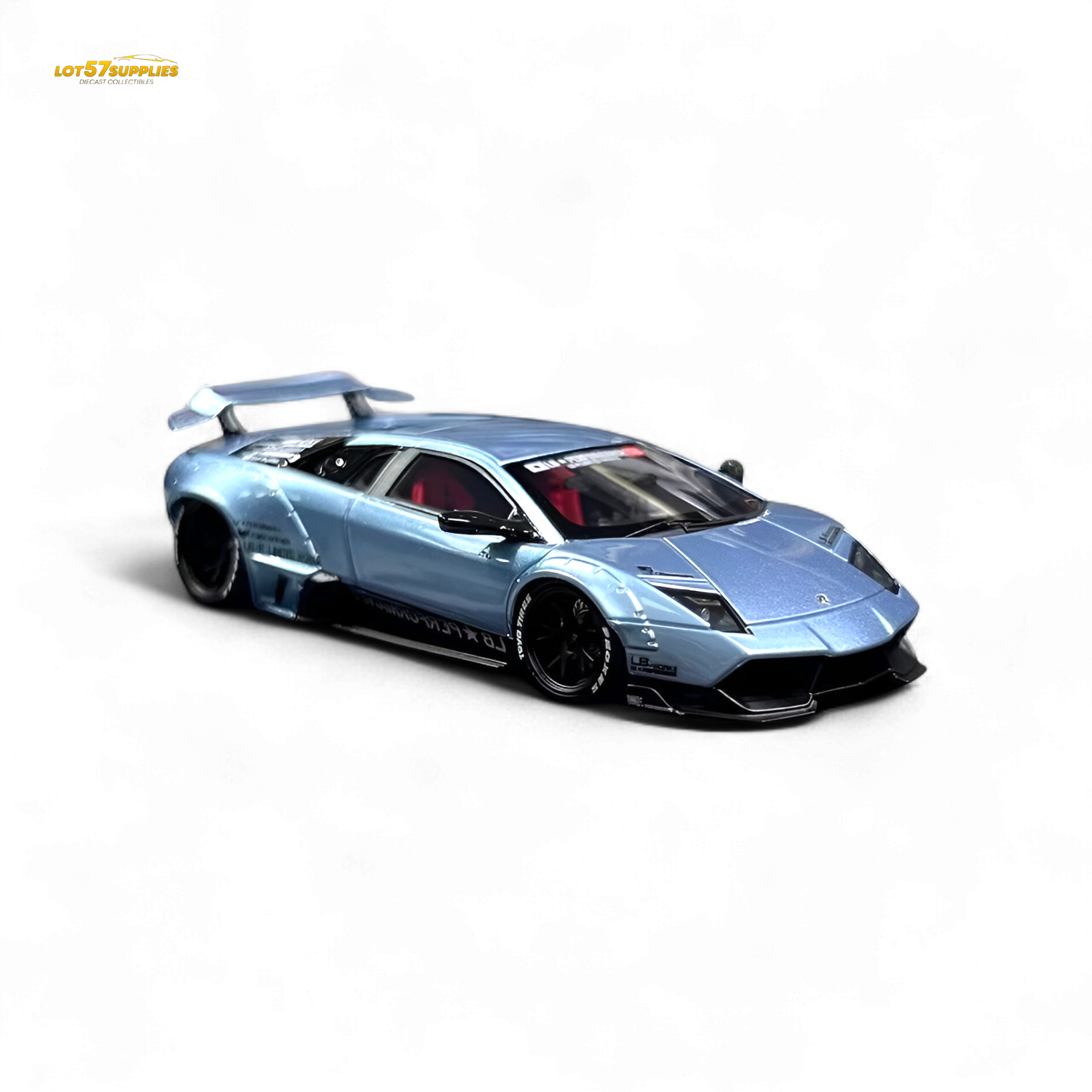 404ERROR Lamborghini Murcielago LBWK Ice Blue 1:64