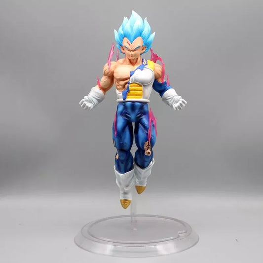 Vegeta Ultra Ego and Super Saiyan Blue Swappable Heads Anime Figure, Dragon Ball Z Action Figurines