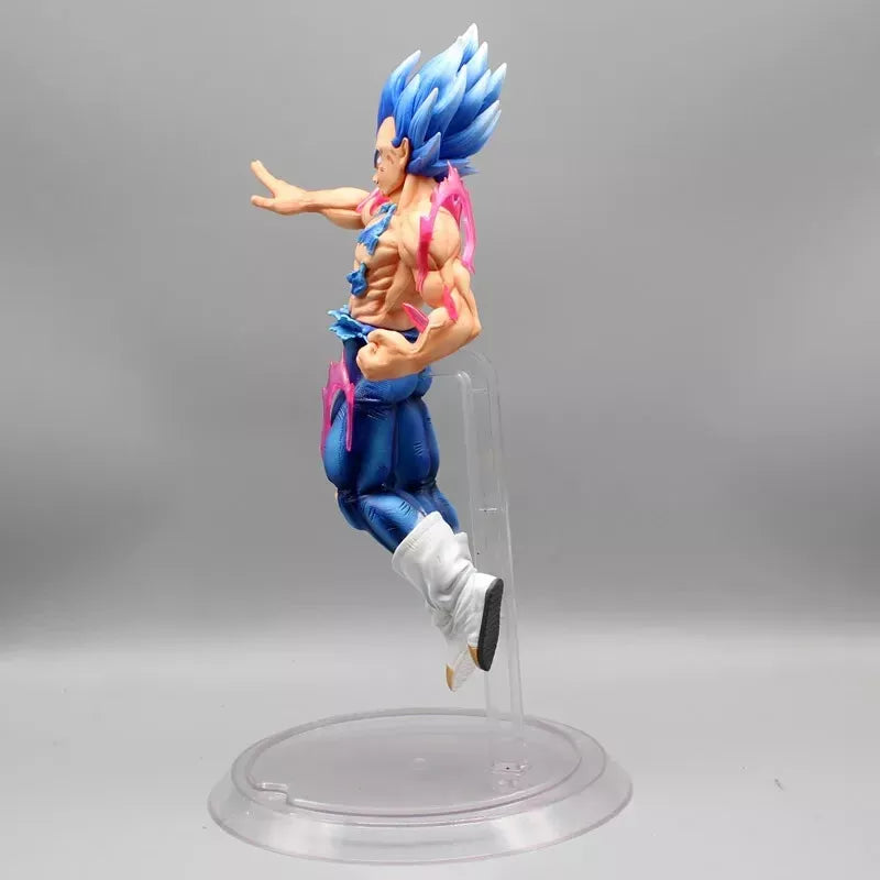Vegeta Ultra Ego and Super Saiyan Blue Swappable Heads Anime Figure, Dragon Ball Z Action Figurines