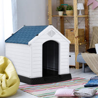 Indoor/Outdoor Waterproof Plastic Dog House Pet Puppy Shelter