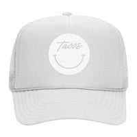 Tacos Cursive Smile Foam Snapback