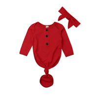 Newborn Baby Sleeper Nightgown - # BAAA81810001 - BIG FRENCHIES