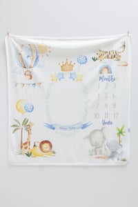 Safari Milestone Blanket - BIG FRENCHIES