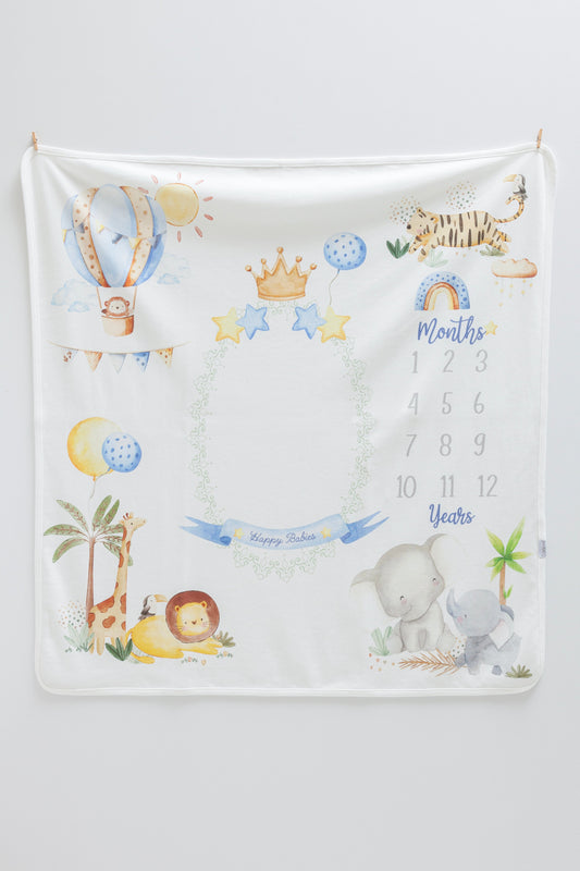 Safari Milestone Blanket - BIG FRENCHIES