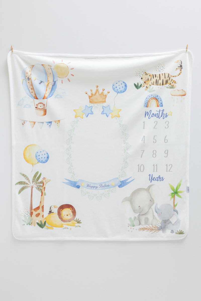 Safari Milestone Blanket - BIG FRENCHIES