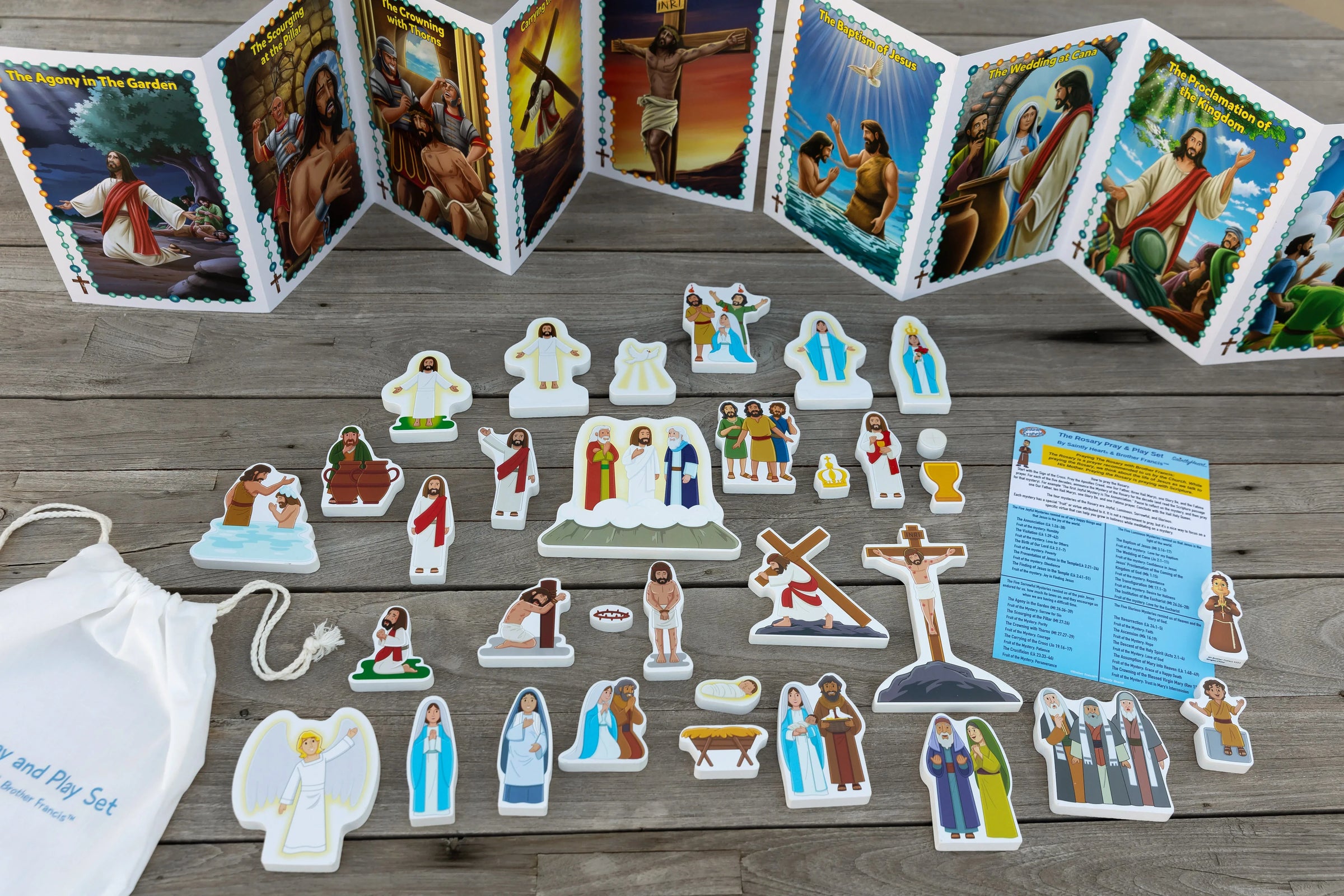 Rosary Pray and Play Set - Deluxe set! - BIG FRENCHIES